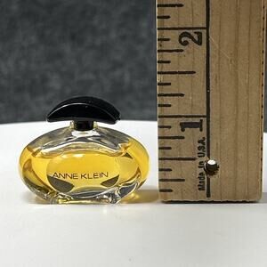 Vintage Anne Klein Perfume Splash Mini 5ml Amber Vanilla Sensual Sophisticated